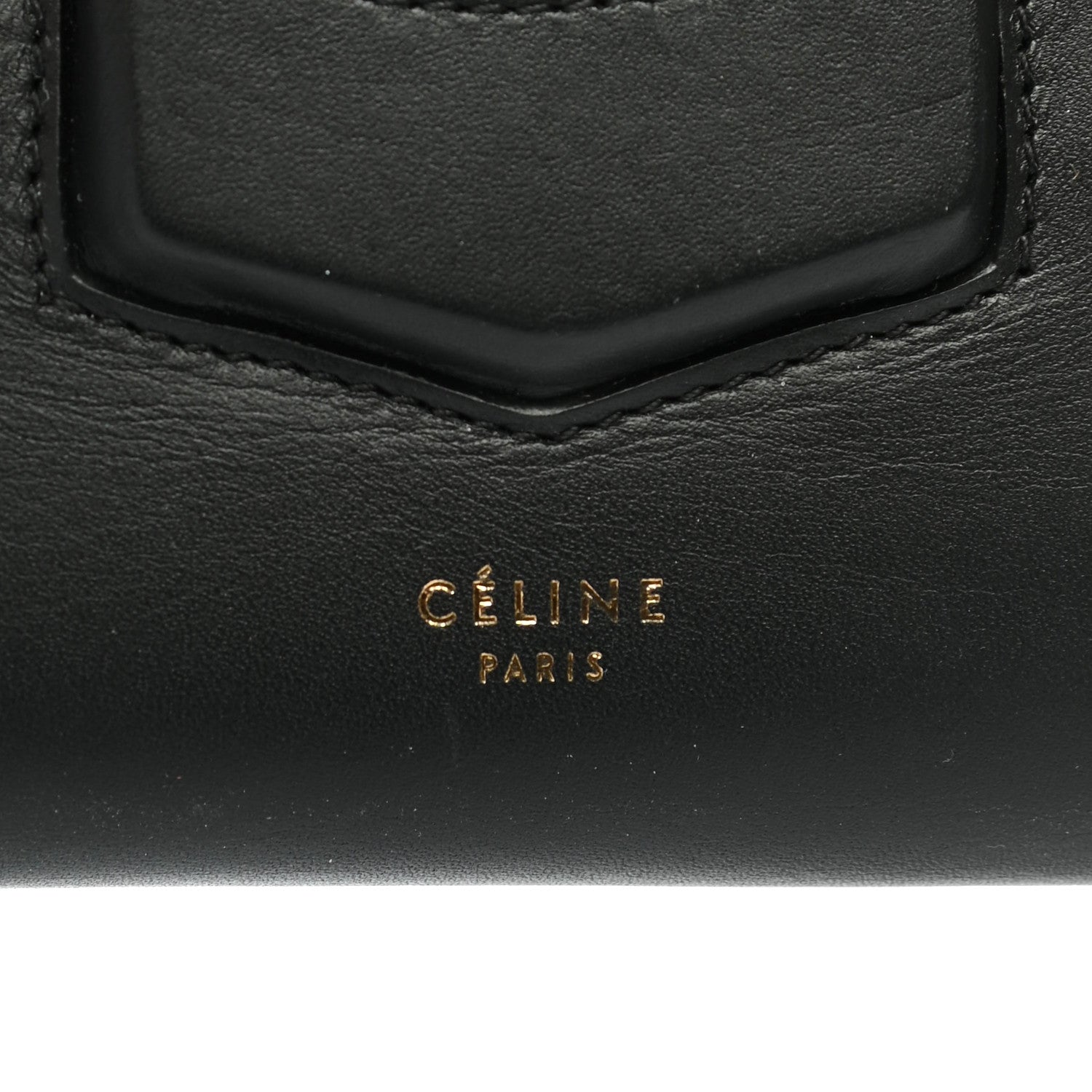 Celine Smooth Calfskin Trotteur Clutch Black 7 of 8