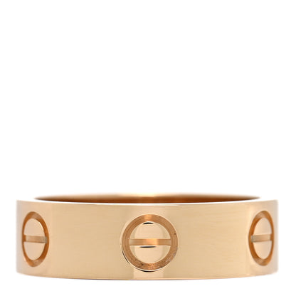 Cartier 18K Yellow Gold 5.5mm LOVE Ring 52 6 3 of 5