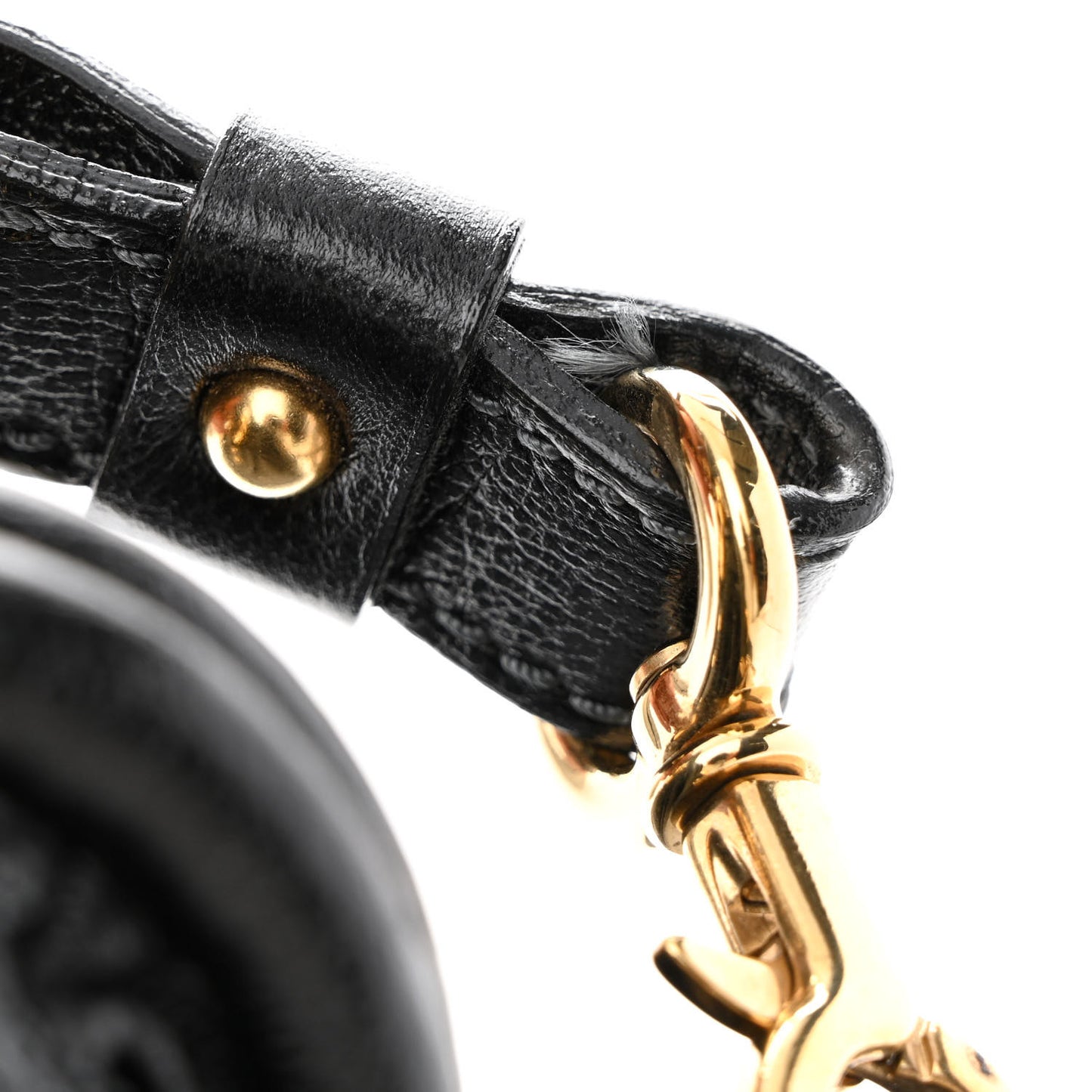 Calfskin Quilted Stam Black