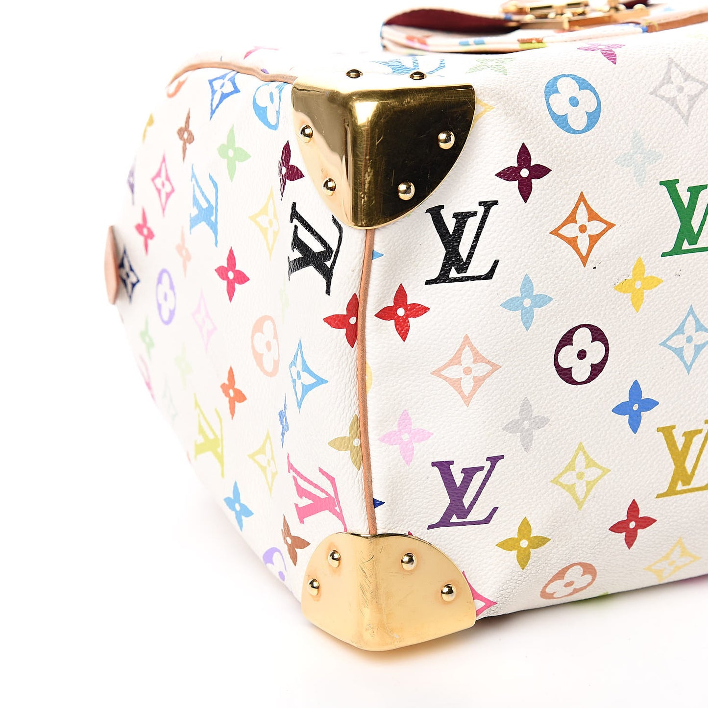 Monogram Multicolor Speedy 30 White