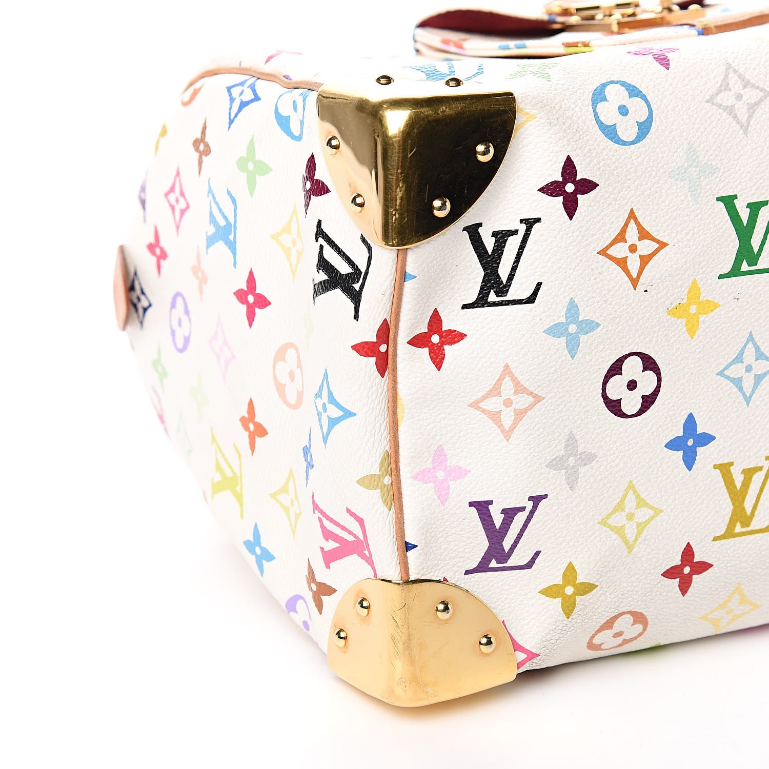 Louis Vuitton Monogram Multicolor Speedy 30 White 7 of 12