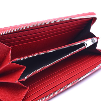 Saint Laurent Grained Calfskin Rive Gauche Zip Around Wallet 5 of 7