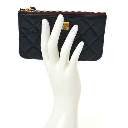 Chanel Aged Calfskin Quilted Small Reissue Cosmetic Case Black 2 of 8