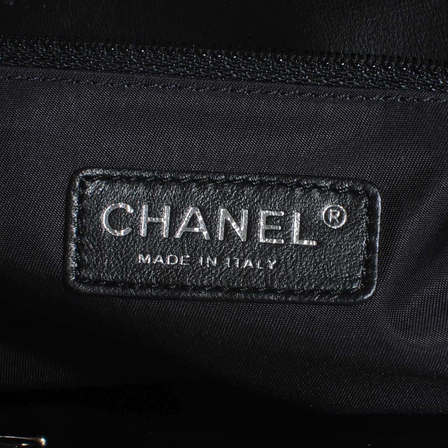 Chanel Coated Canvas Large Paris Biarritz Tote Black 6 of 7