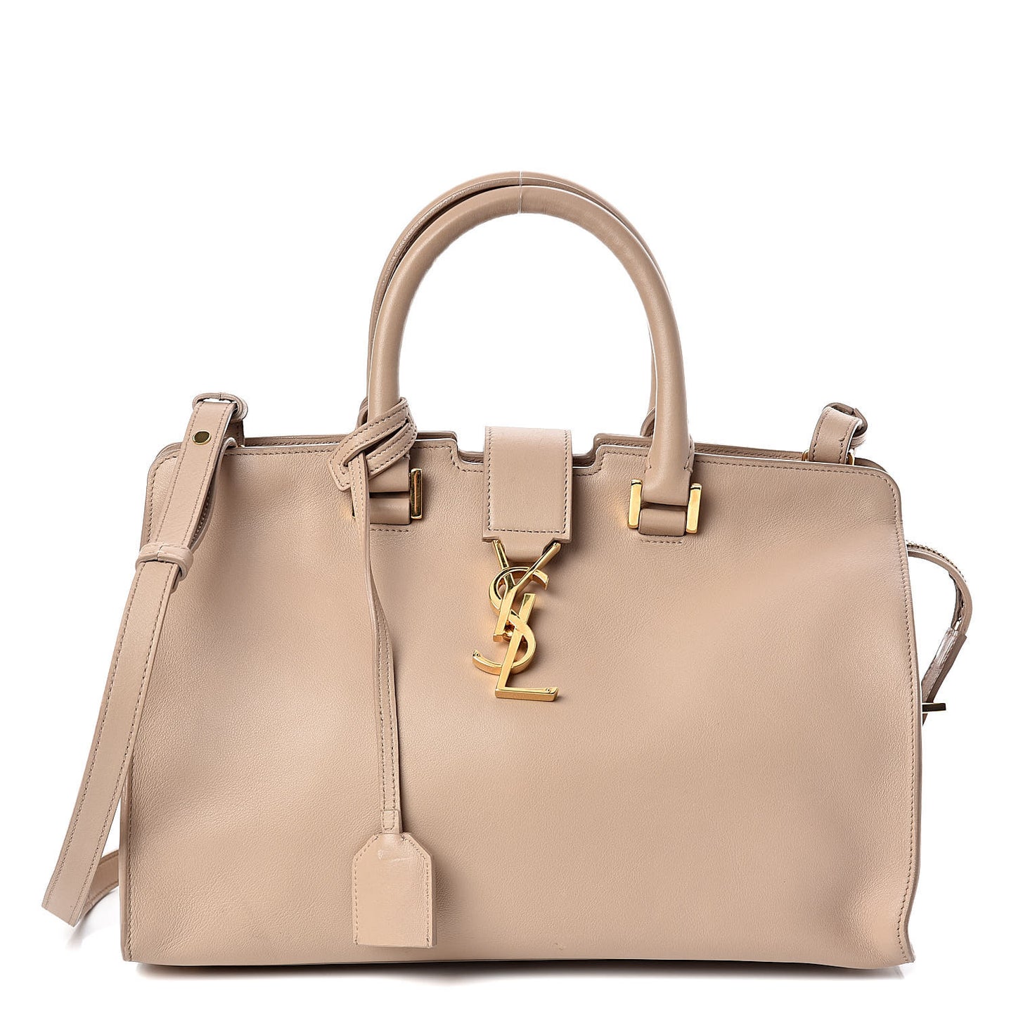 Smooth Calfskin Small Monogram Cabas Beige