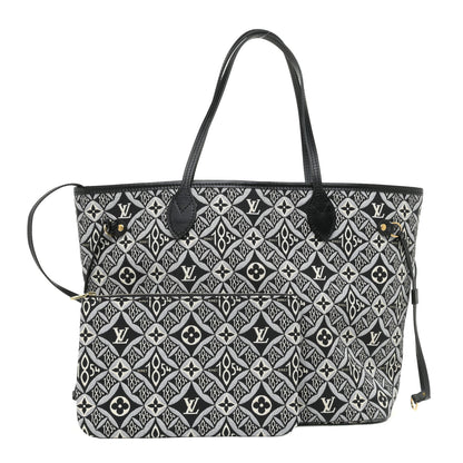 Louis Vuitton Jacquard Since 1854 Neverfull MM Grey 1 of 12