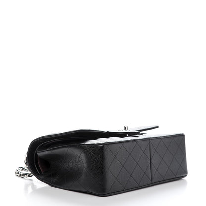 Chanel Caviar Quilted Jumbo Double Flap Black 4 of 11