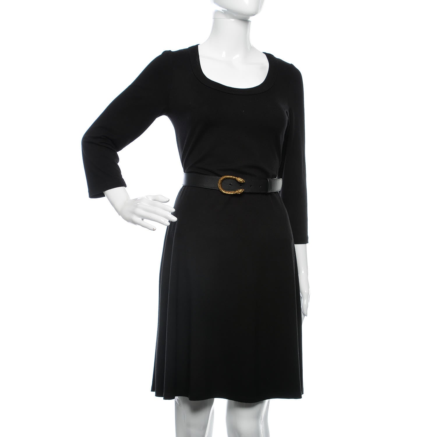 Gucci Calfskin Dionysus 30mm Belt 85 34 Black 2 of 7