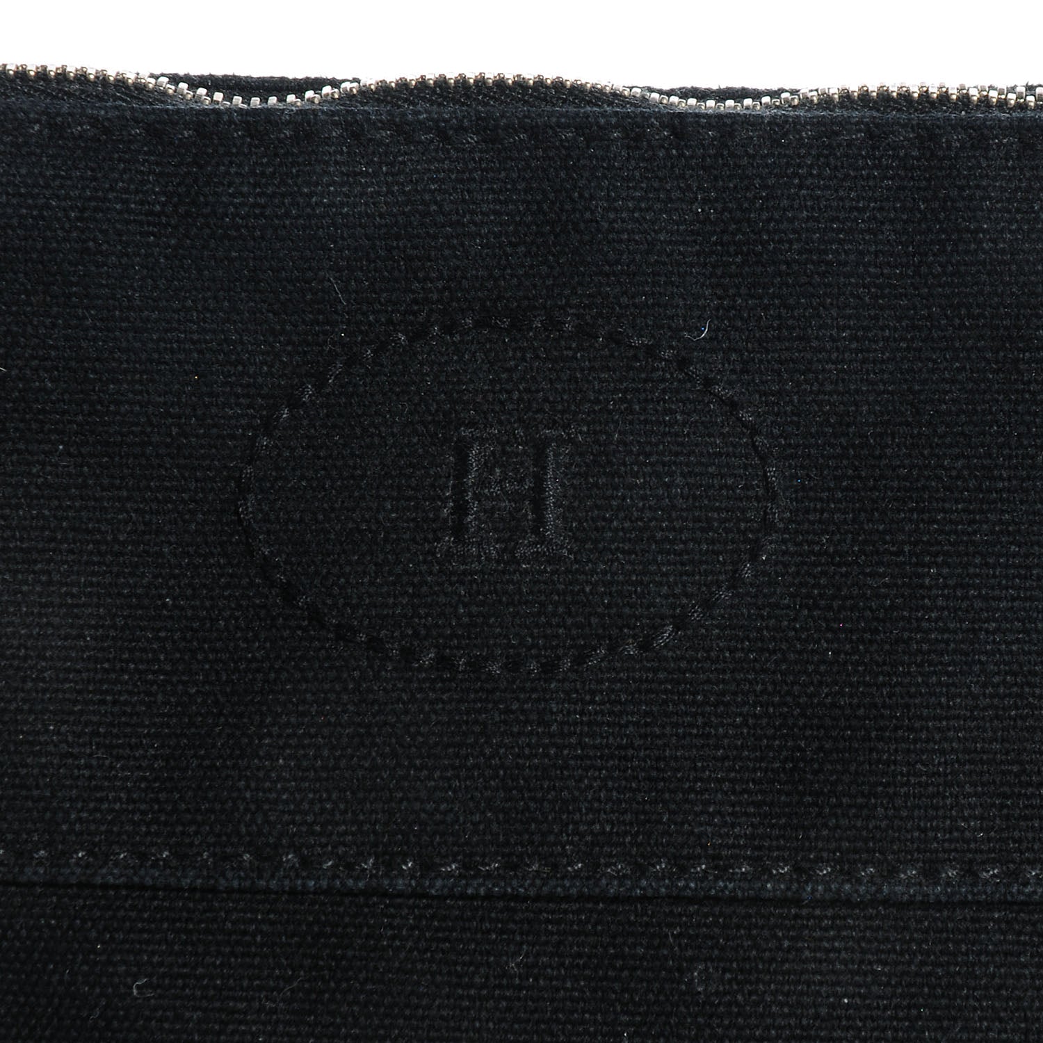 Hermes Toile Bolide Travel Cosmetic Pouch Black 5 of 10