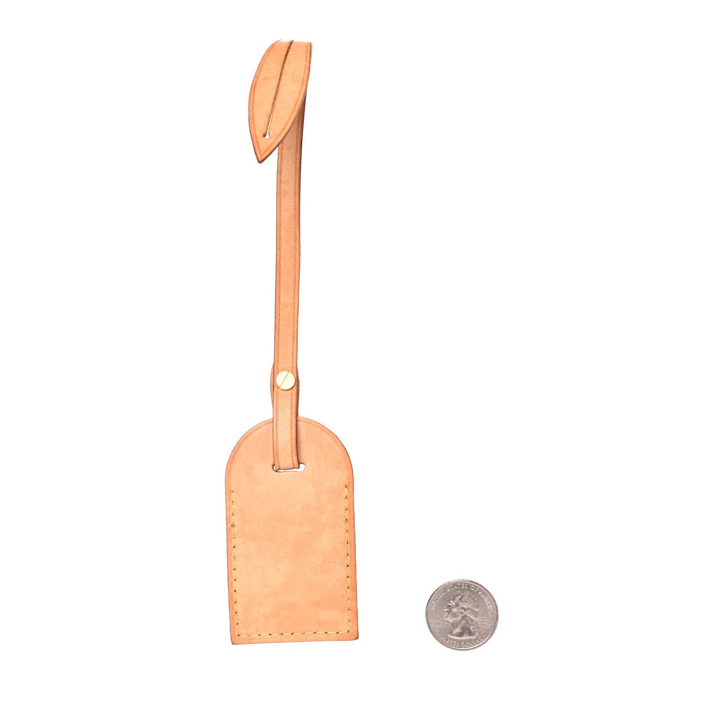 Vachetta Heart Luggage Tag