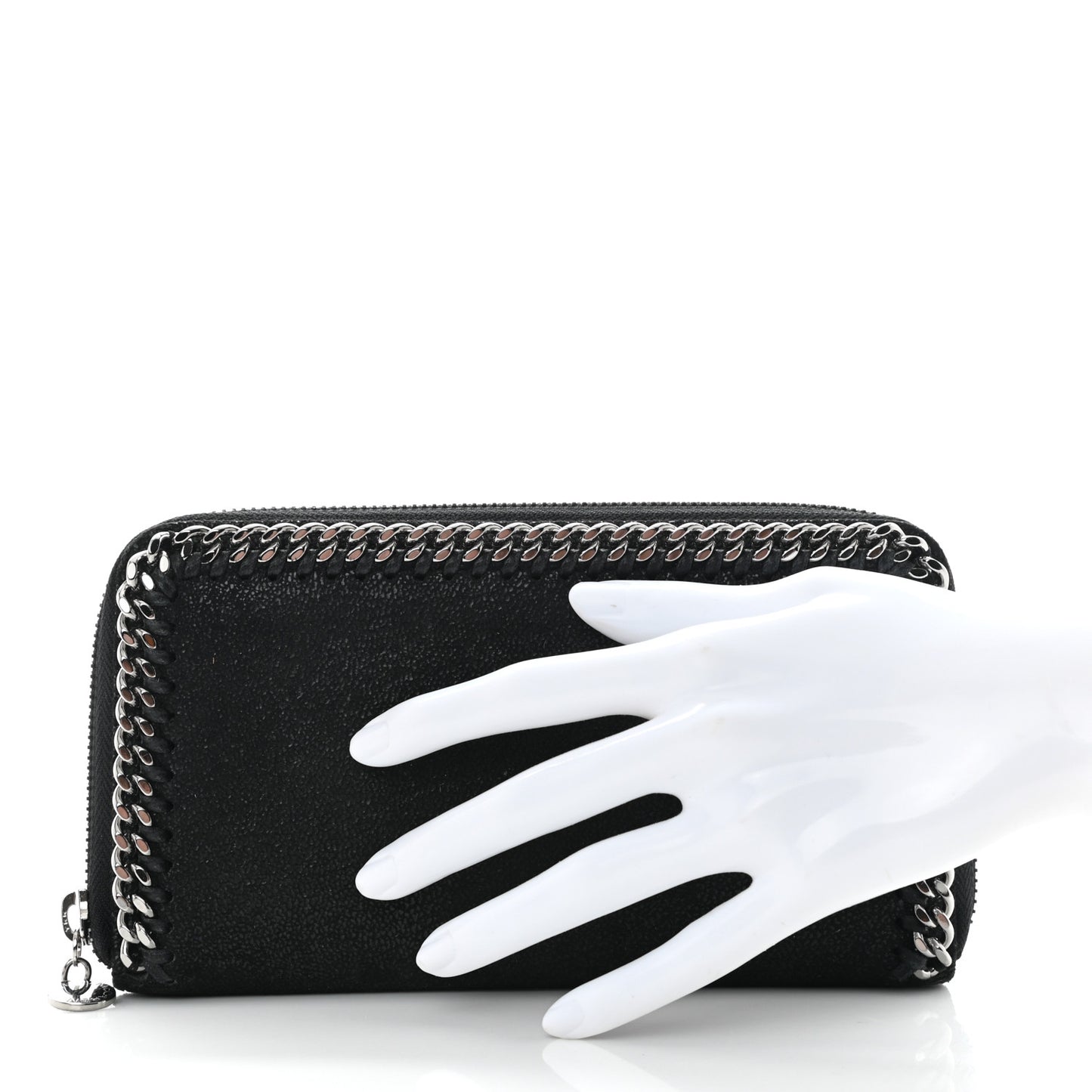 Shaggy Deer Falabella Zip Around Wallet Black