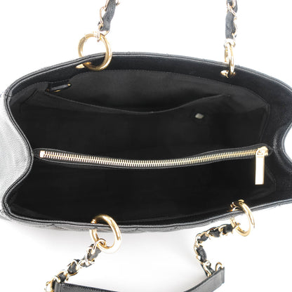Chanel Caviar Quilted Grand Shopping Tote GST Black 5 of 7