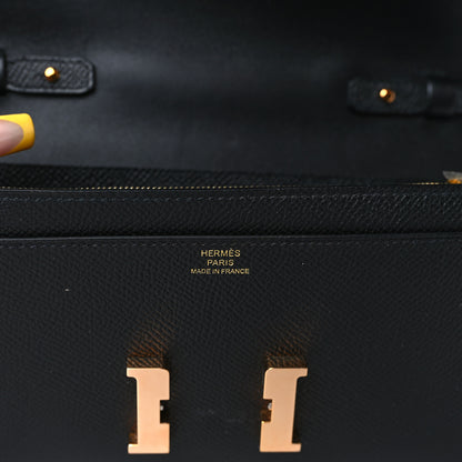 Hermes Epsom Constance Wallet To Go Black 6 of 9