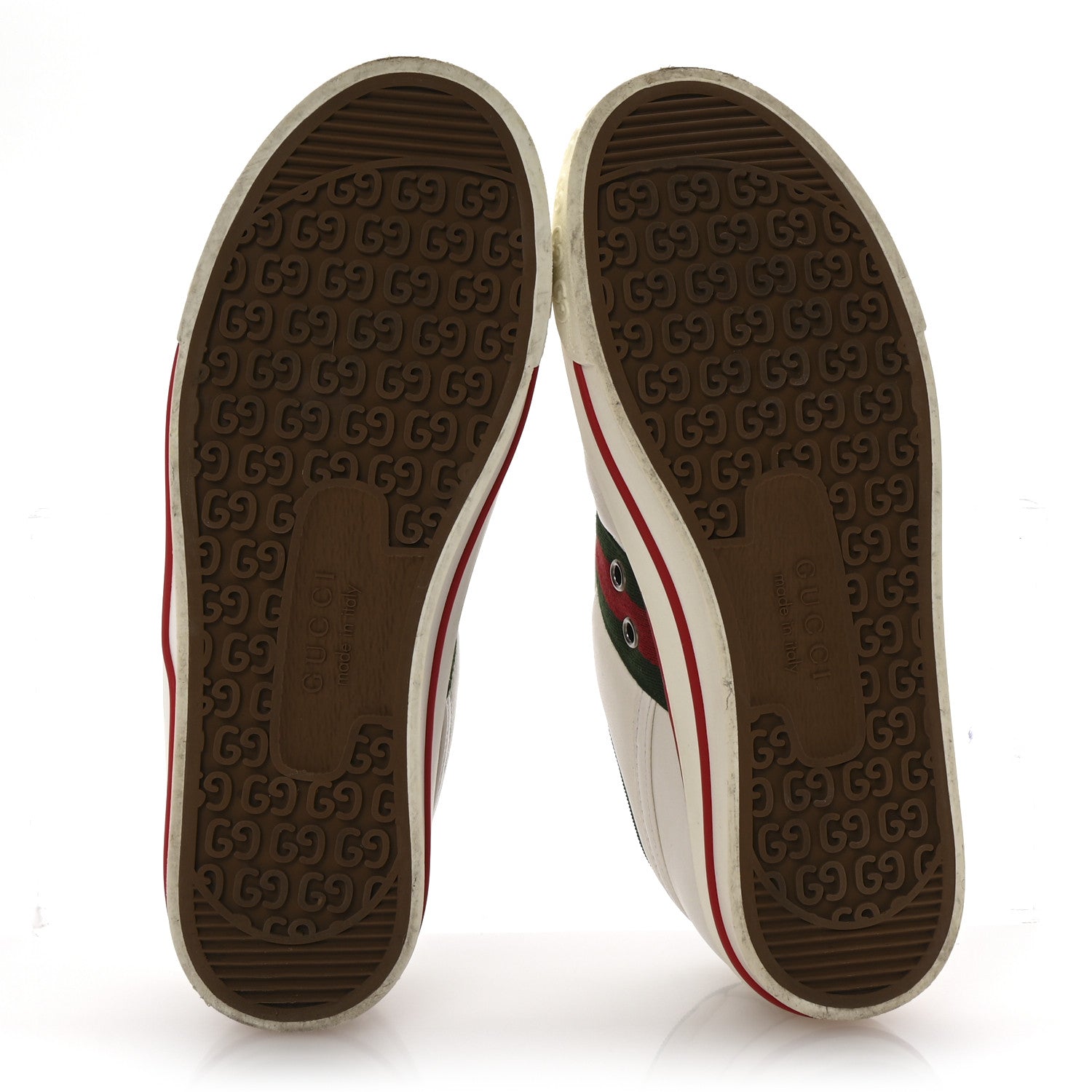 Gucci Canvas Web Womens 1977 Tennis Sneakers 37 White 6 of 9