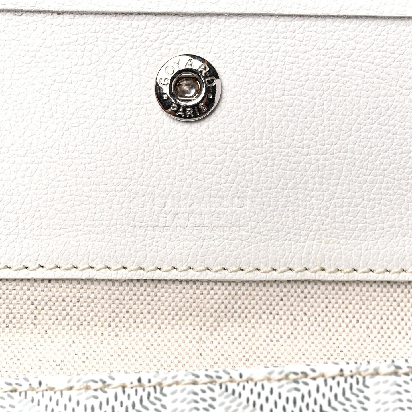 Goyardine Saint Louis PM White