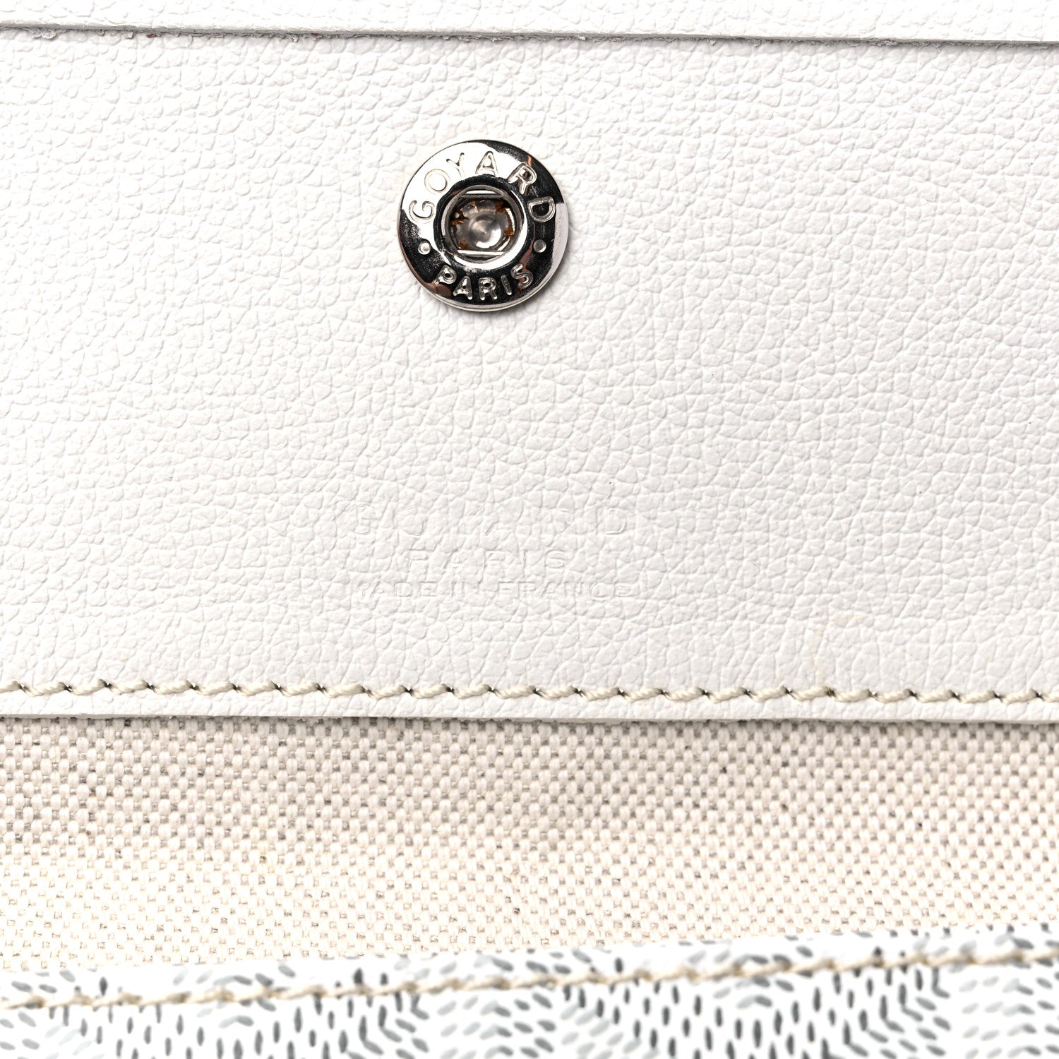 Goyard Goyardine Saint Louis PM White 7 of 9