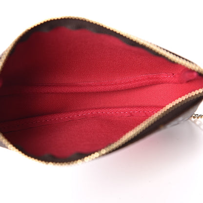 Louis Vuitton Monogram 2019 Christmas Animation Mini Courchevel Pochette Accessories Fuchsia 5 of 8