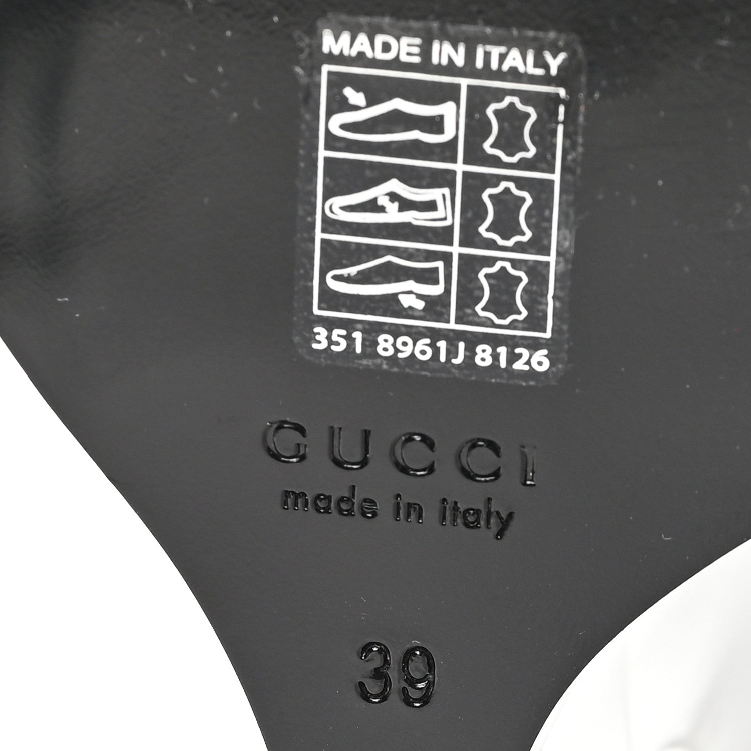 Gucci Patent Wedge Mules 39 Rosso Ancora 7 of 10