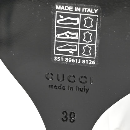 Gucci Patent Wedge Mules 39 Rosso Ancora 7 of 10