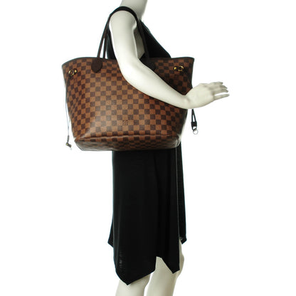 Louis Vuitton Damier Ebene Neverfull MM 2 of 8
