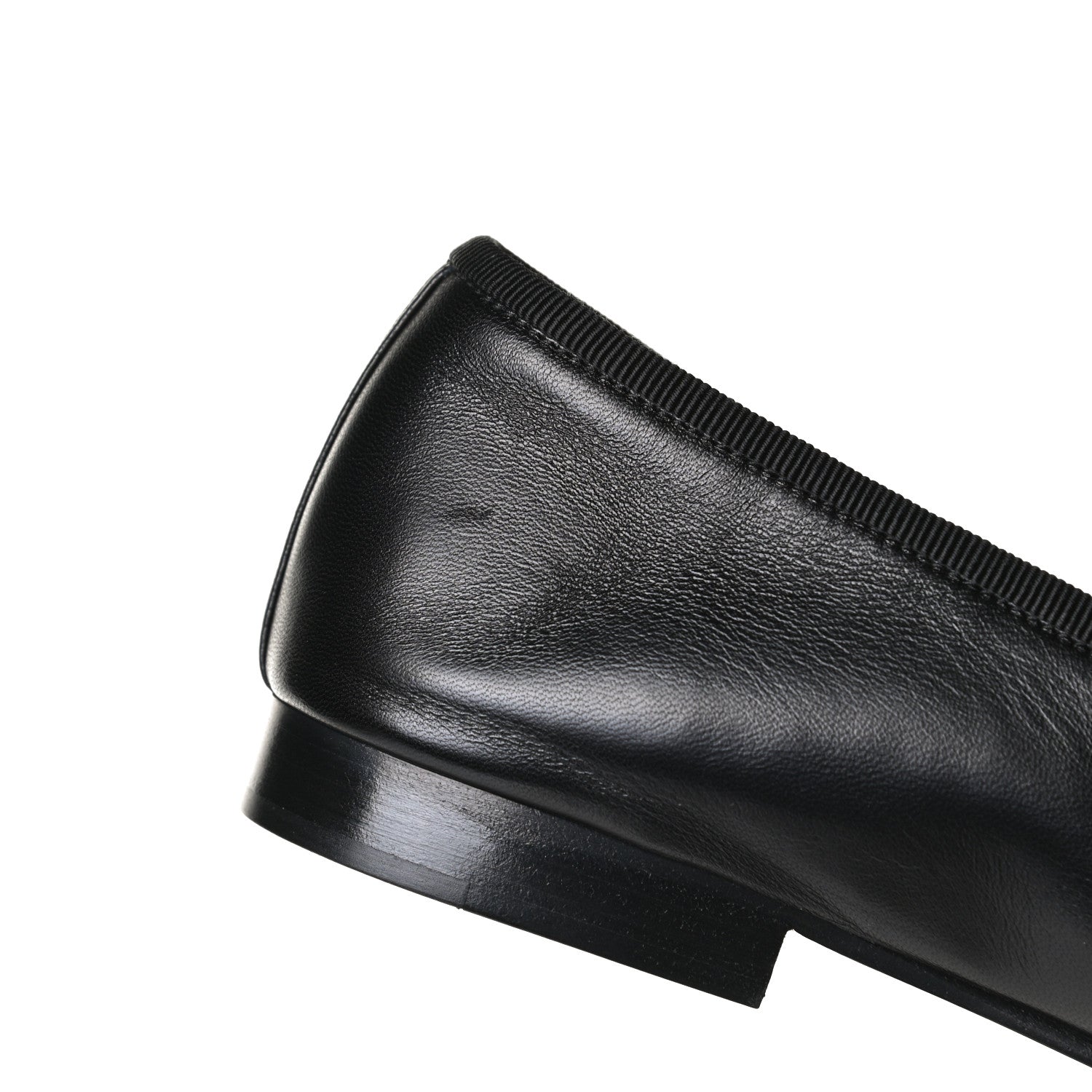 Chanel Lambskin Patent Cap Toe Ballerina Flats 39.5 Black 10 of 10
