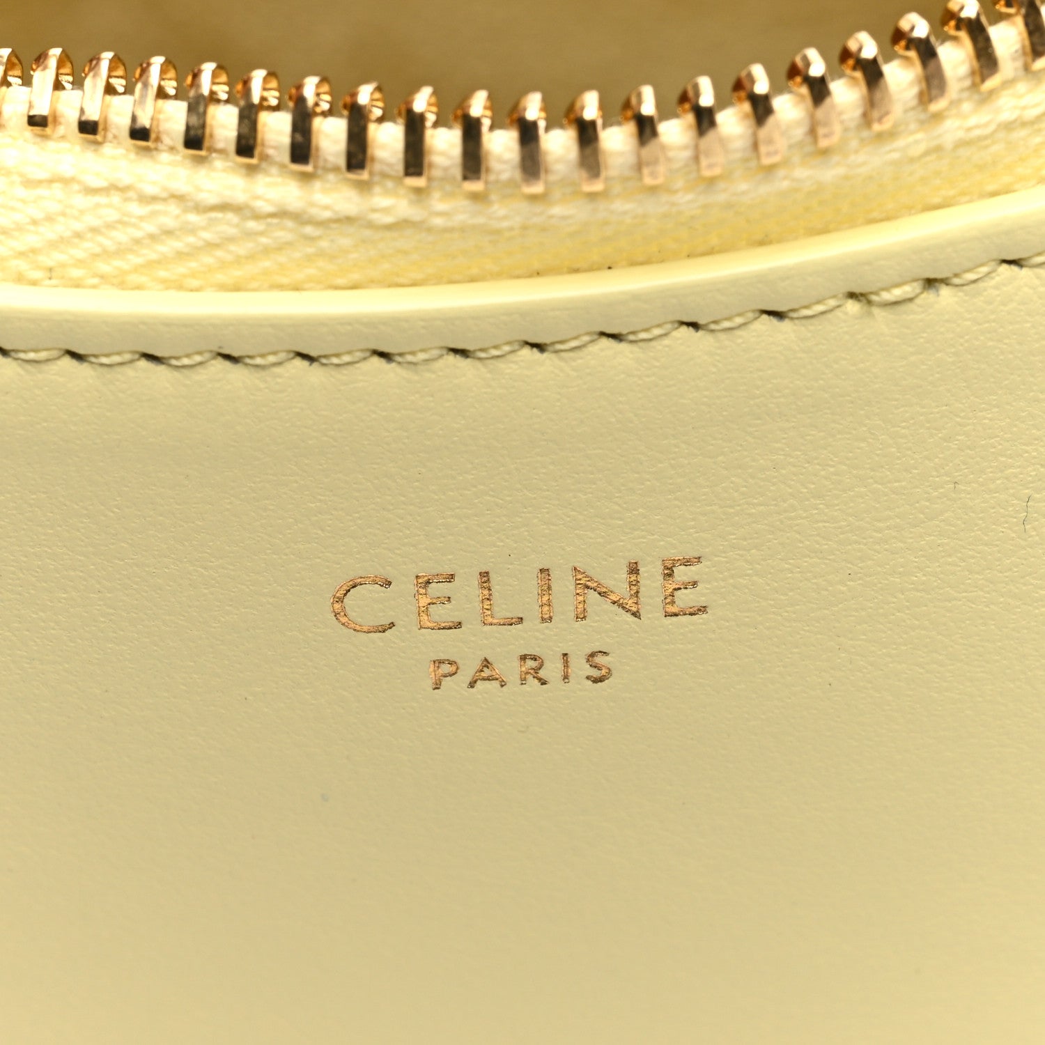 Celine Smooth Calfskin Medium Ava Shoulder Bag Soft Yellow 6 of 10