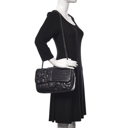 Chanel Lambskin Quilted Jumbo Paris Dallas Single Flap Black 2 of 9