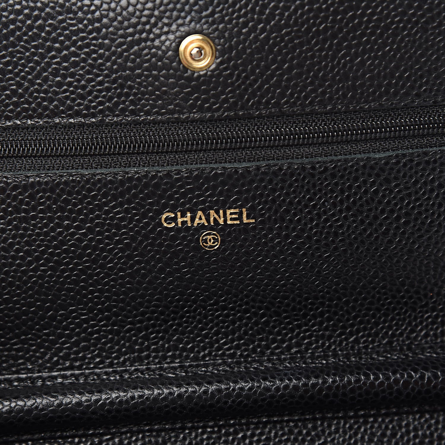 Chanel Caviar Quilted Wallet On Chain WOC Black 6 of 16