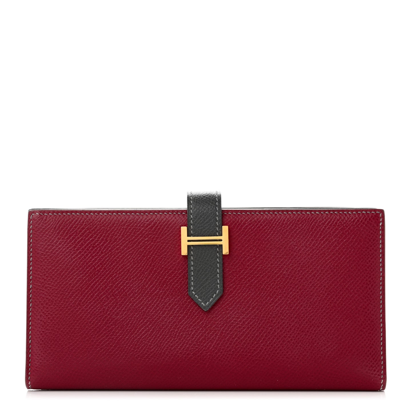 Epsom Horseshoe Bearn Gusset Wallet Rubis Graphite