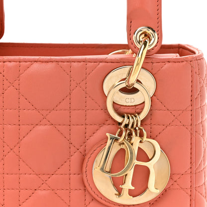 Christian Dior Lambskin Cannage Small My ABCDior Lady Dior Pink Honey 8 of 14