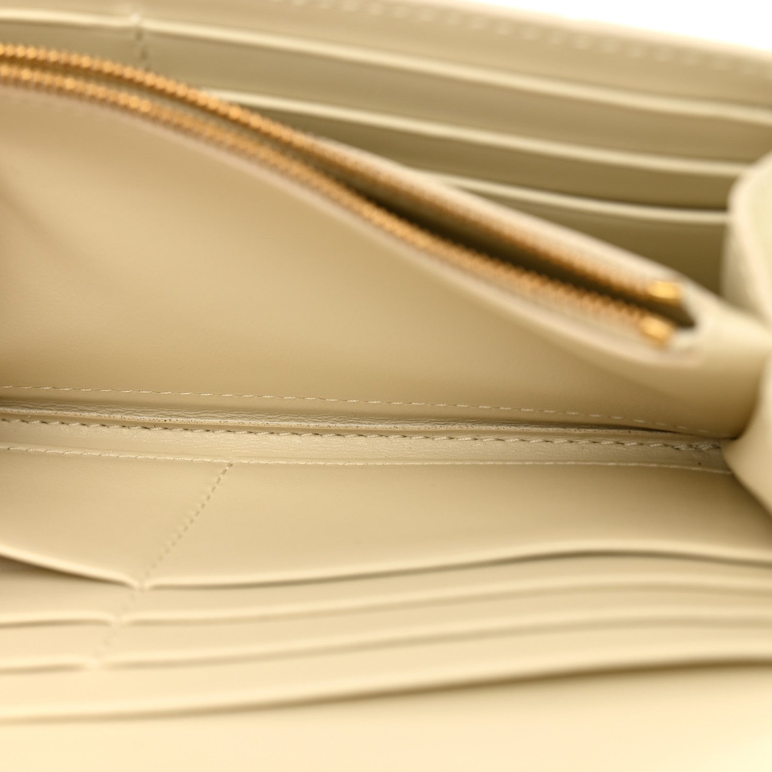 Bottega Veneta Nappa Intrecciato Andiamo Large Flap Wallet White 6 of 13