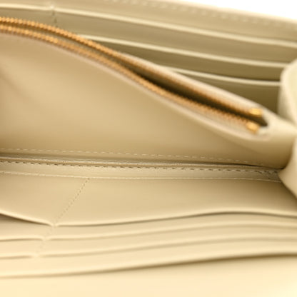 Bottega Veneta Nappa Intrecciato Andiamo Large Flap Wallet White 6 of 13