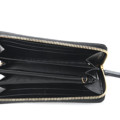 Gucci Smooth Calfskin Zip Around Wallet Black 5 of 10