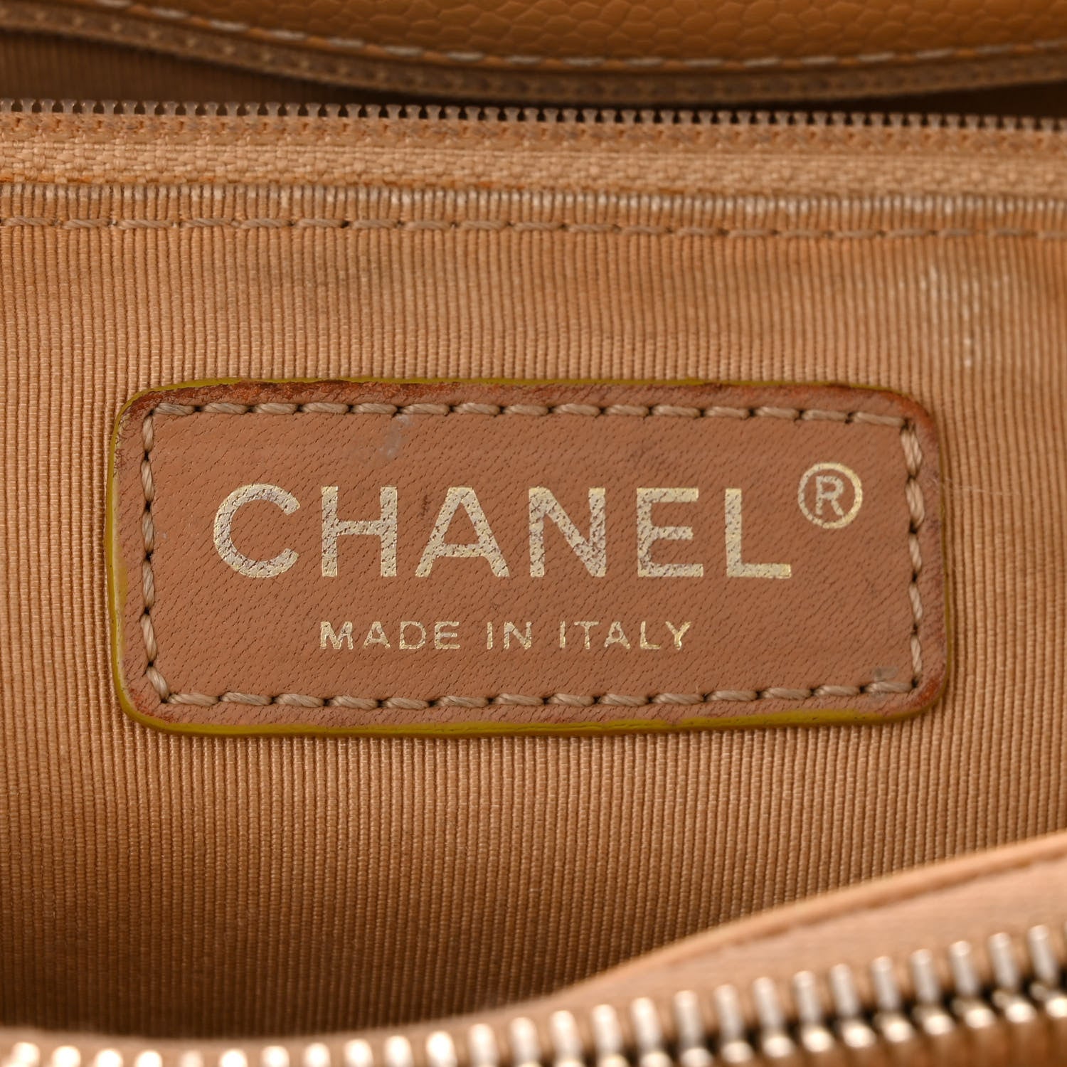 Chanel Caviar Quilted Grand Shopping Tote GST Beige Clair 7 of 13