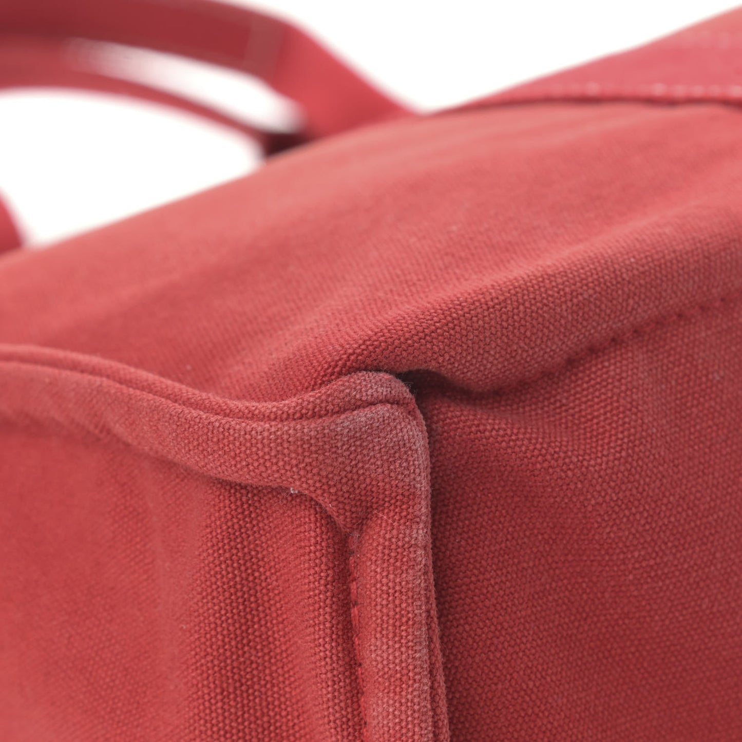 Canvas Herline Tote MM Red
