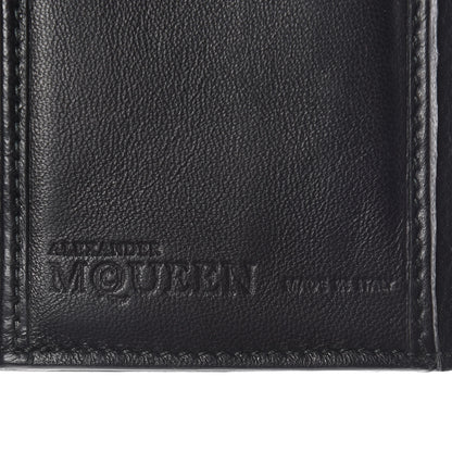 Alexander McQueen Calfskin Skull Continental Wallet Black 6 of 7