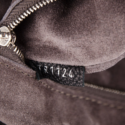 Louis Vuitton Veau Cachemire Soft Lockit MM Black 7 of 10
