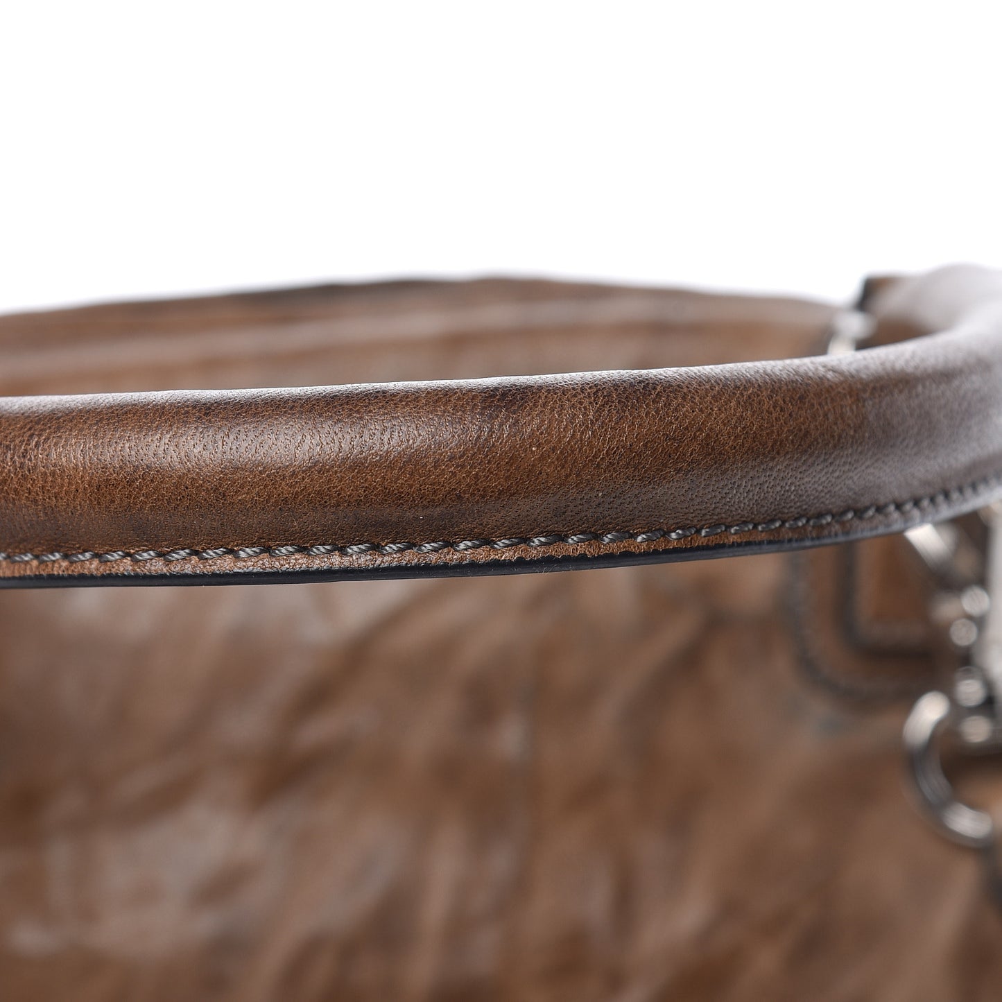 Tumbled Sheepskin Small Pandora Brown