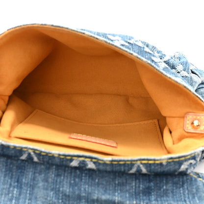 Louis Vuitton Monogram Denim Mini Pleaty Blue 5 of 9
