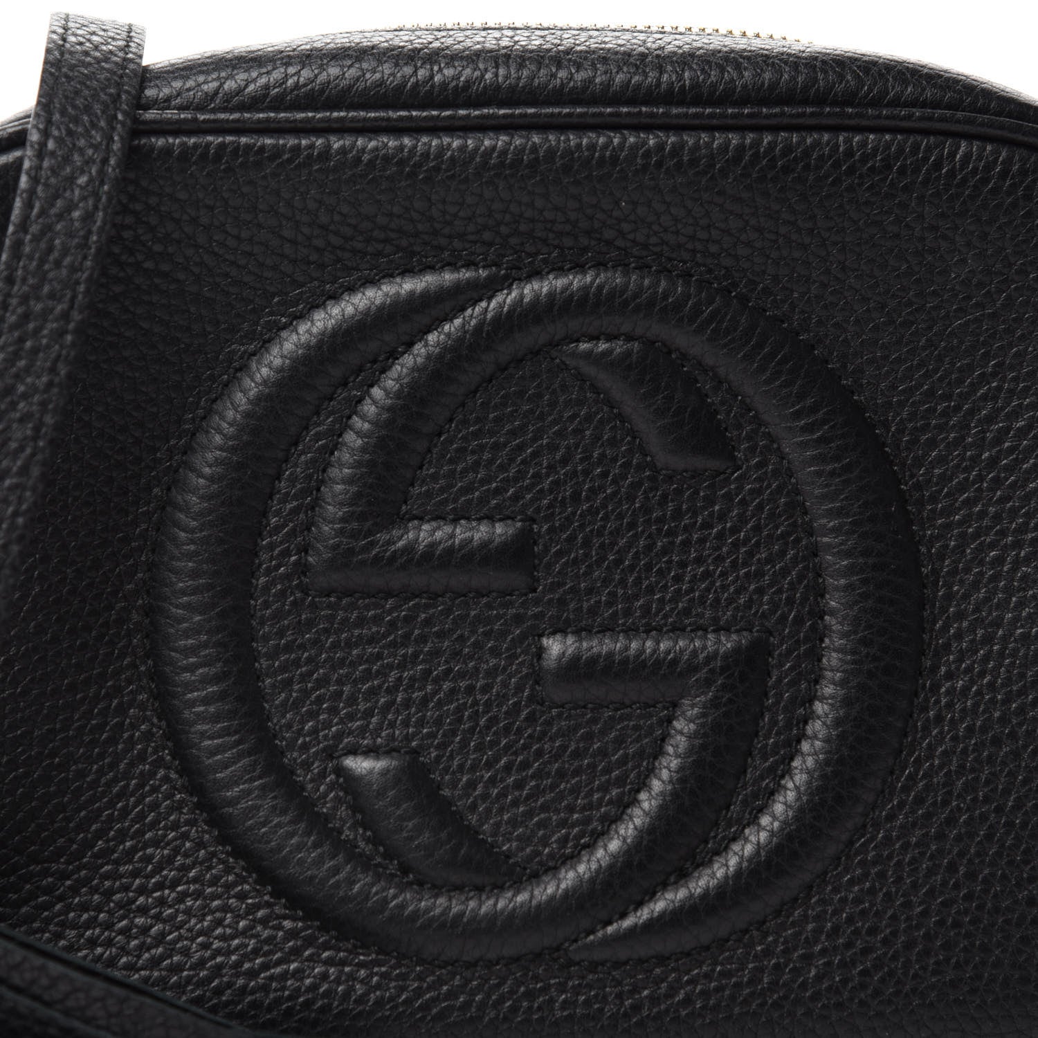 Gucci Pebbled Calfskin Small Soho Disco Bag Black 13 of 13