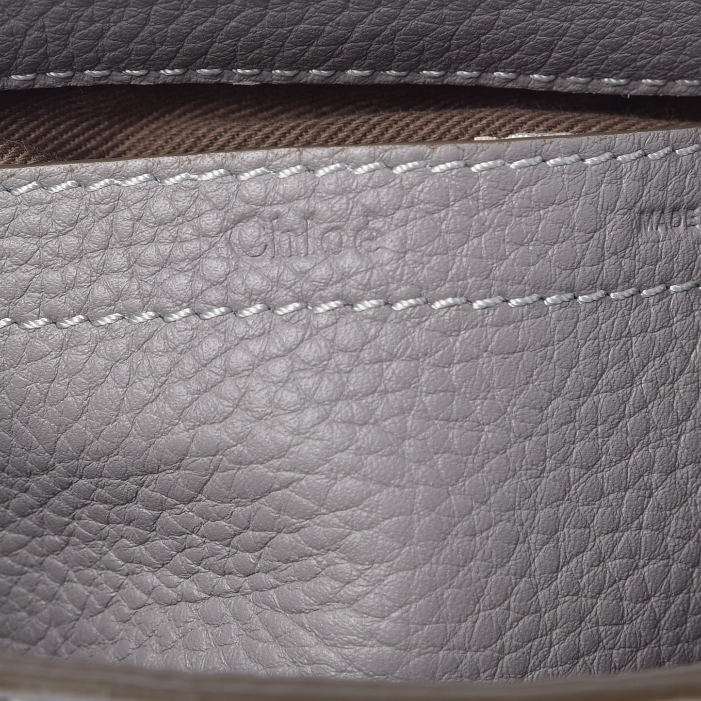 Calfskin Mini Marcie Round Crossbody Bag Cashmere Grey
