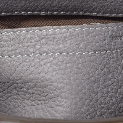 Chloe Calfskin Mini Marcie Round Crossbody Bag Cashmere Grey 8 of 8