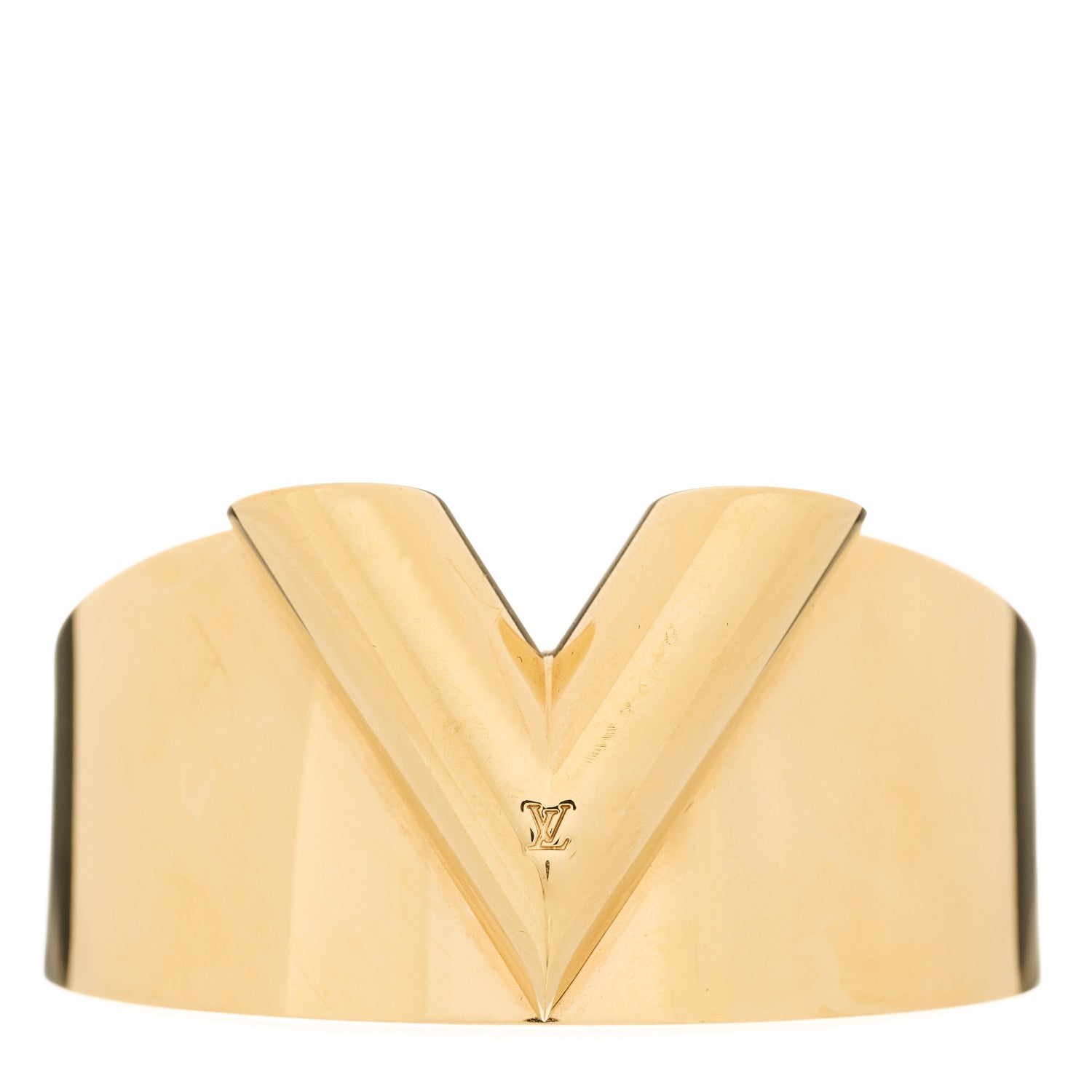 Louis Vuitton Essential V Cuff Gold 1 of 3