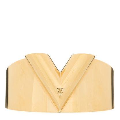 Louis Vuitton Essential V Cuff Gold 1 of 3