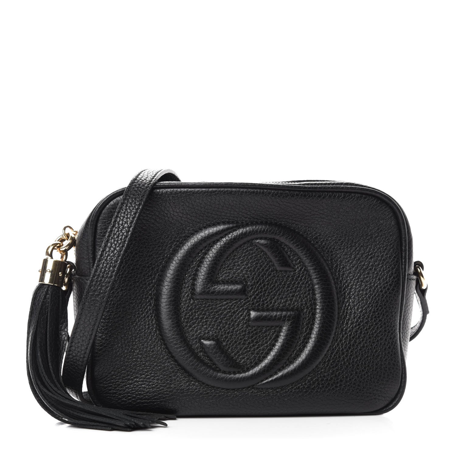 Gucci Pebbled Calfskin Small Soho Disco Bag Black 1 of 10