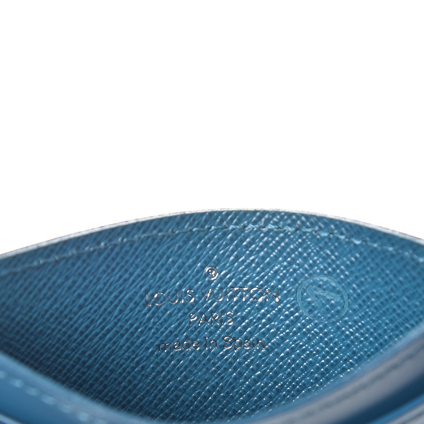 Epi Card Holder Cyan