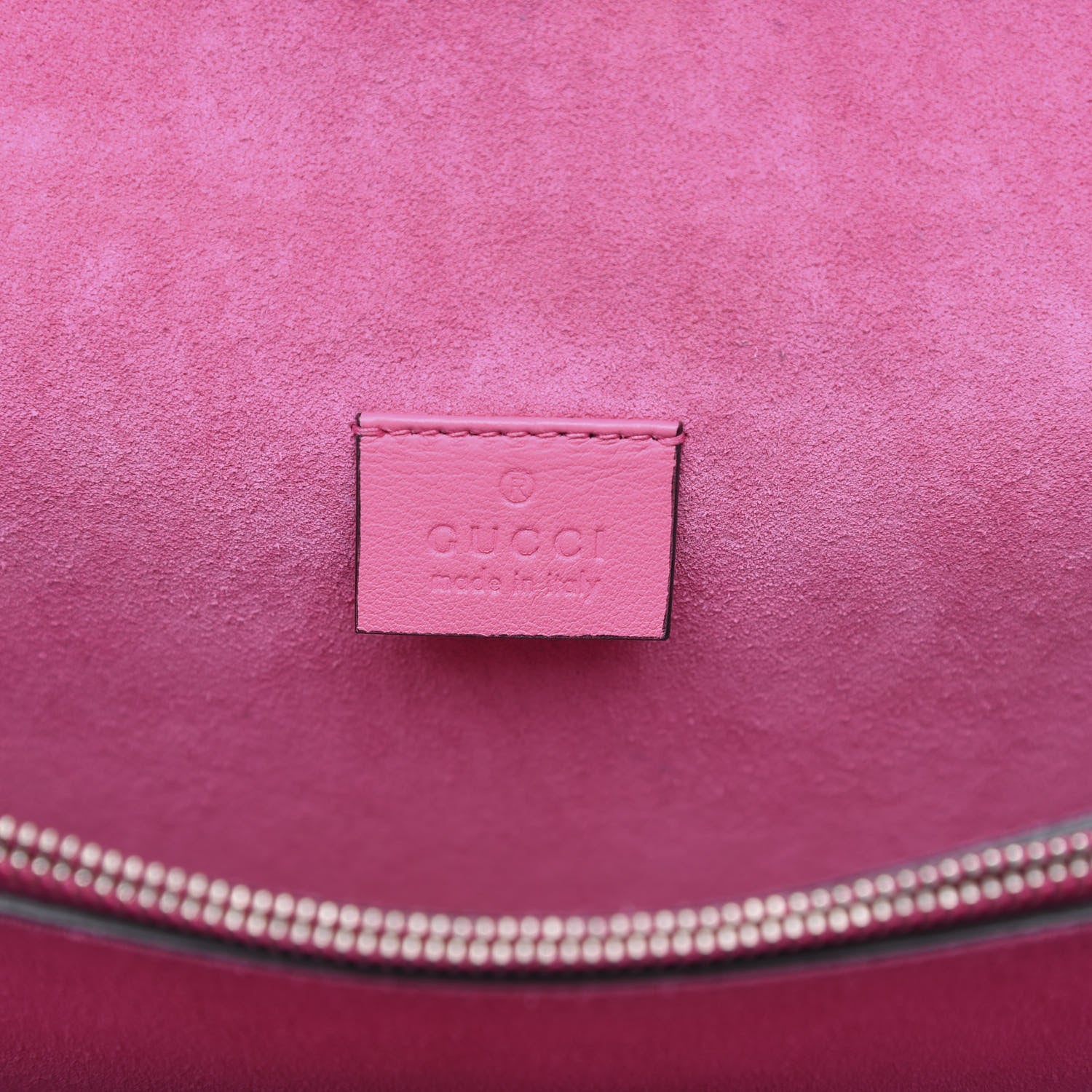 Gucci GG Supreme Monogram Suede Pierced Heart Embroidered Medium Dionysus Shoulder Bag Beige Ebony Pink Tropical Flower 6 of 16