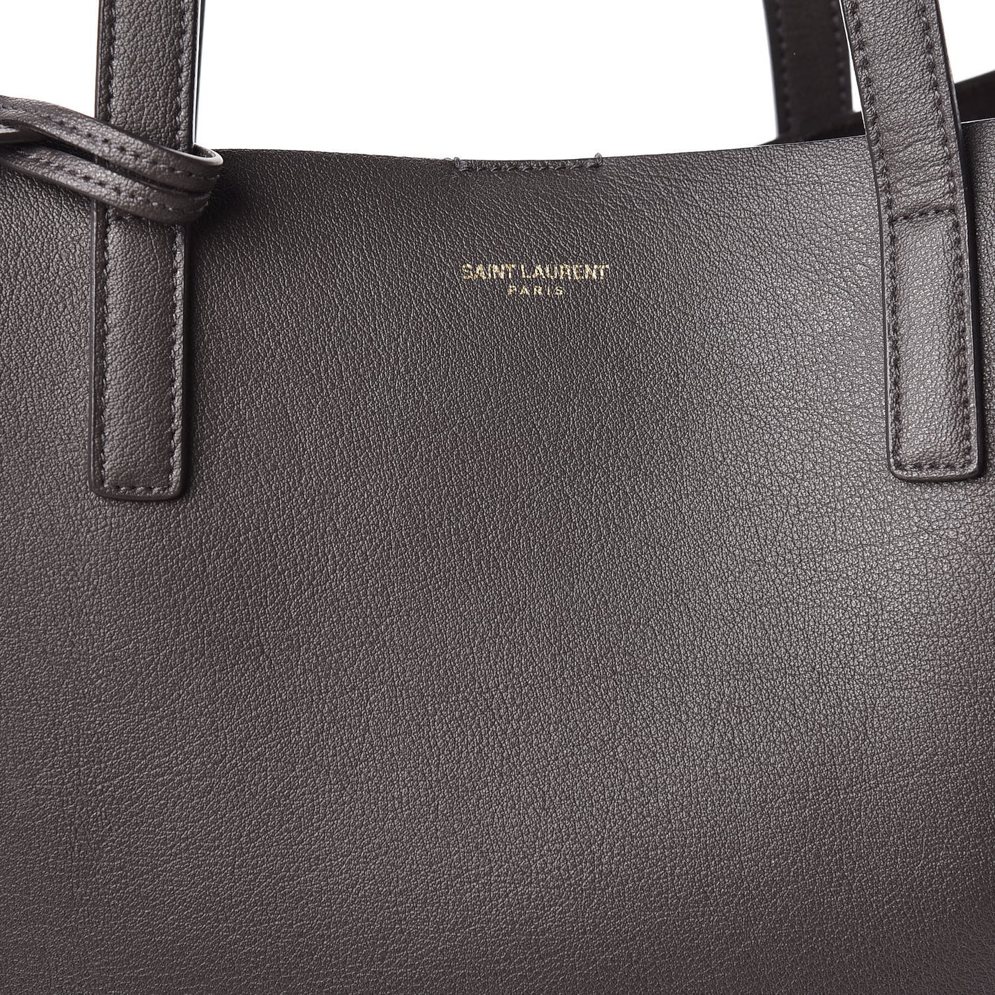 Calfskin Large Shopping Tote Asphalt