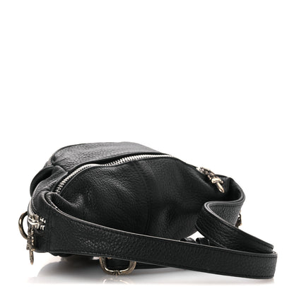 Chrome Hearts Grained Calfskin Mini Snat Pack Gunslinger Waist Bag Black 2 of 13
