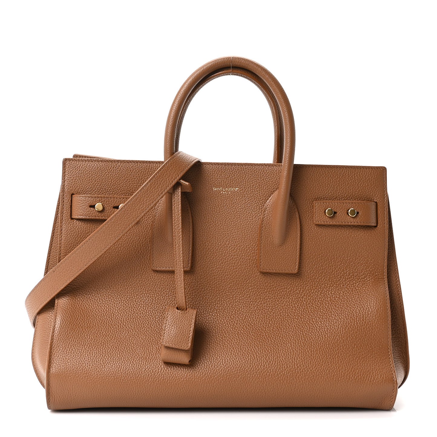 Grained Calfskin Small Supple Sac De Jour Cinnamon